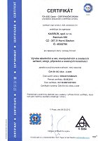Certificate ČSN EN ISO 3834 - 2:2006